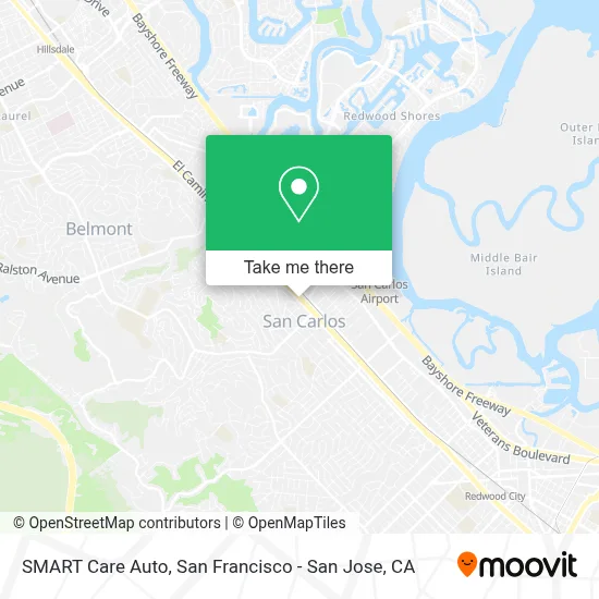 SMART Care Auto map