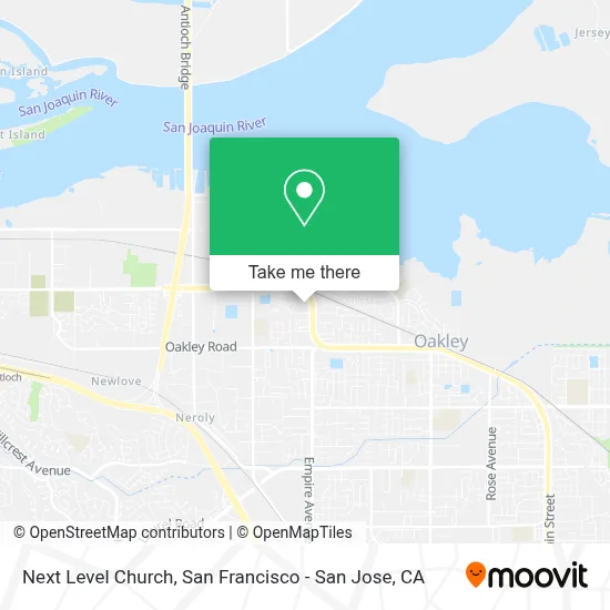 Next Level Church map