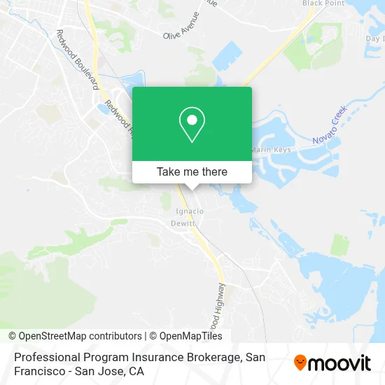 Professional Program Insurance Brokerage map
