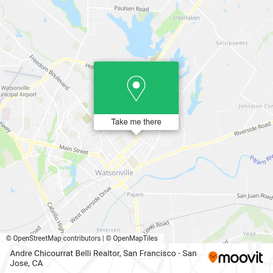 Andre Chicourrat Belli Realtor map