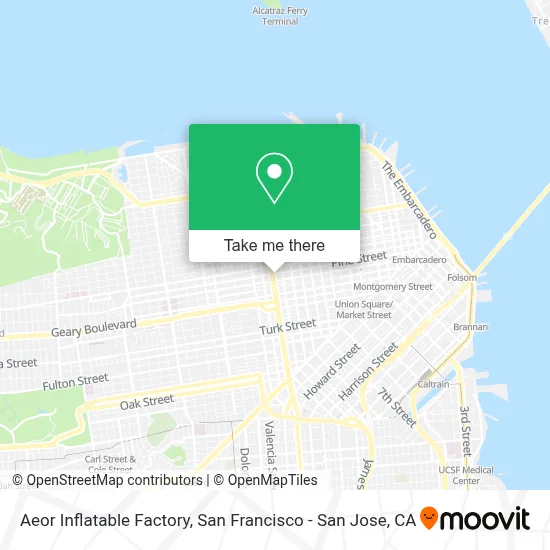 Aeor Inflatable Factory map