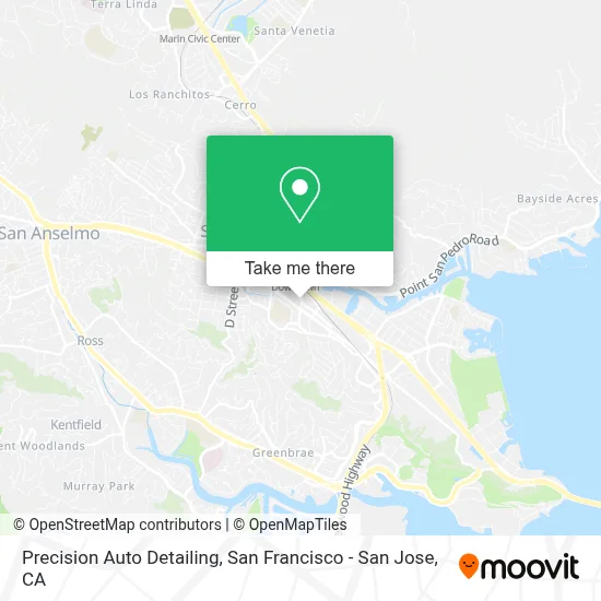 Precision Auto Detailing map
