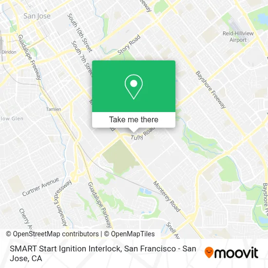 SMART Start Ignition Interlock map