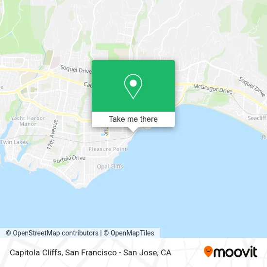 Capitola Cliffs map