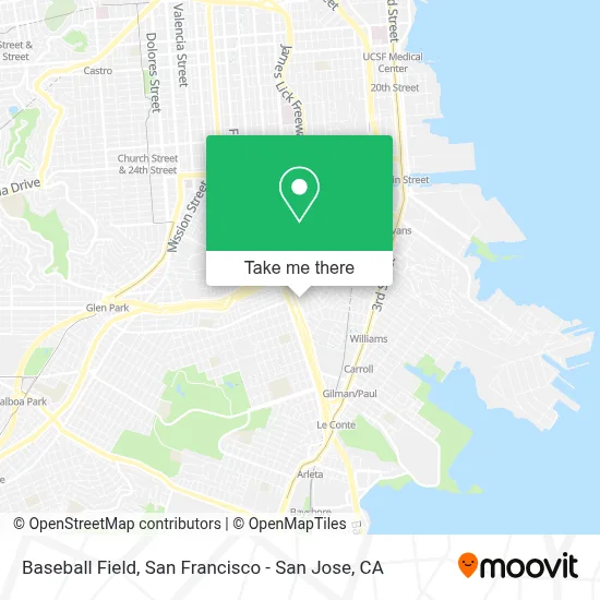 Baseball Field map