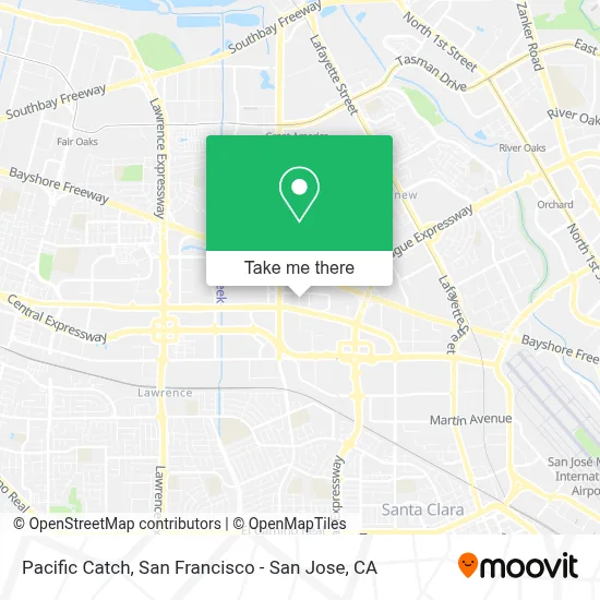 Pacific Catch map