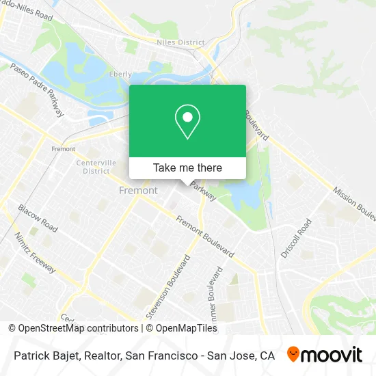 Patrick Bajet, Realtor map