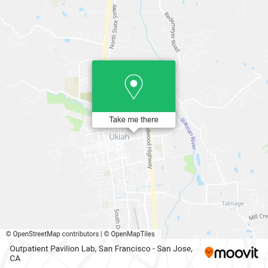 Outpatient Pavilion Lab map