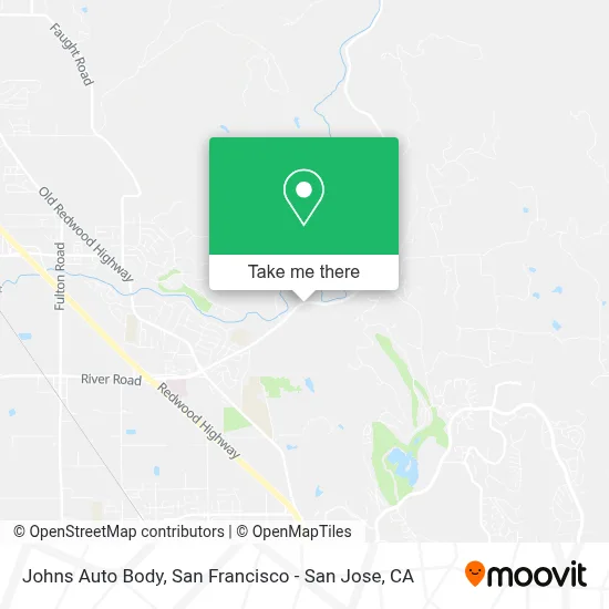 Johns Auto Body map