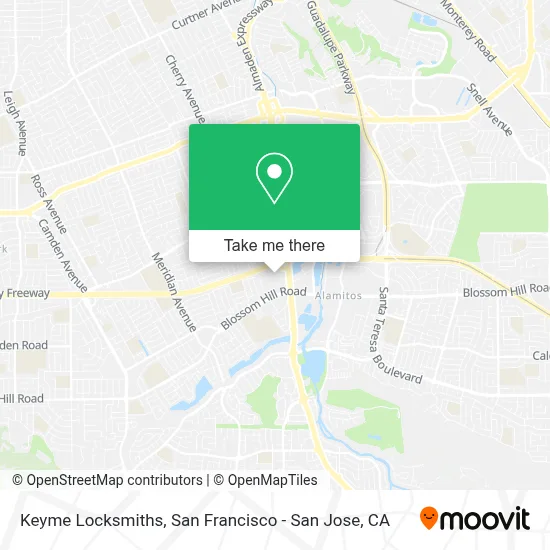 Keyme Locksmiths map