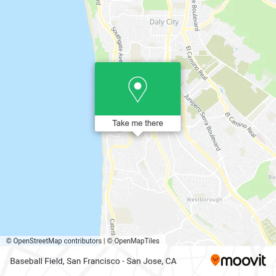 Baseball Field map
