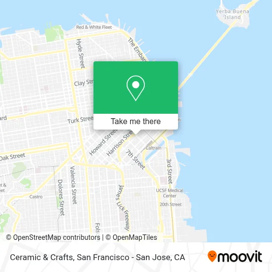 Ceramic & Crafts map