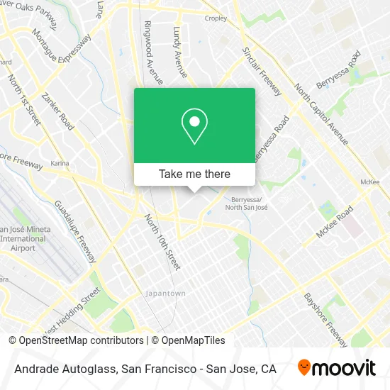 Andrade Autoglass map
