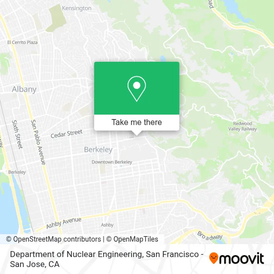 Department of Nuclear Engineering map