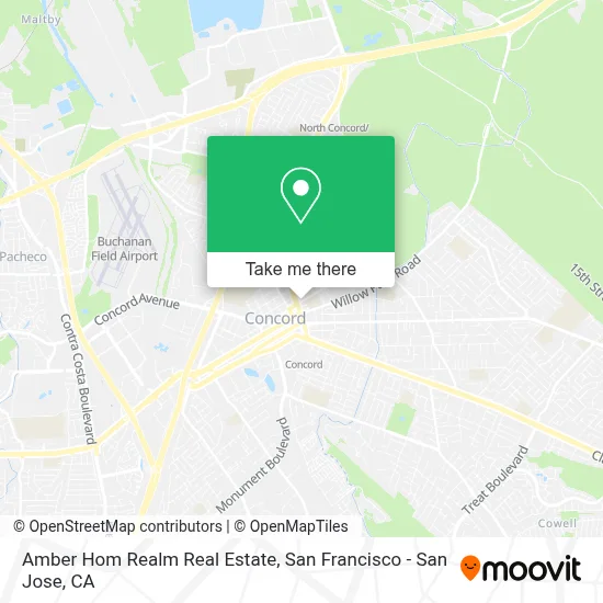 Amber Hom Realm Real Estate map
