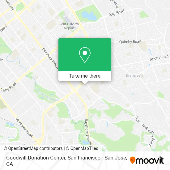 Goodwill Donation Center map