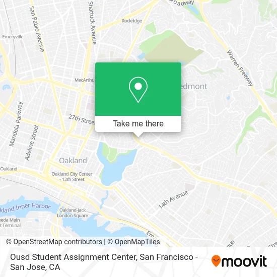 Ousd Student Assignment Center map