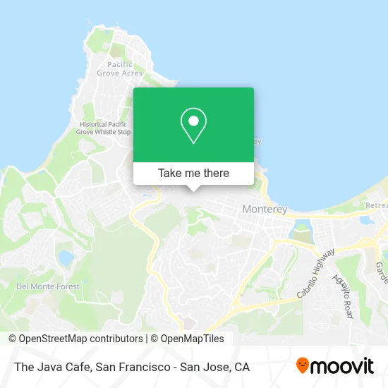 The Java Cafe map