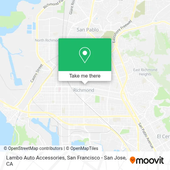 Lambo Auto Accessories map