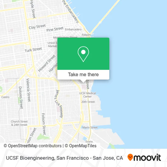 UCSF Bioengineering map