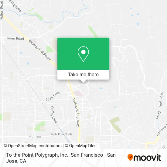To the Point Polygraph, Inc. map