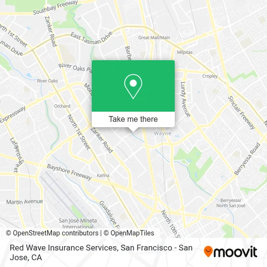 Red Wave Insurance Services map