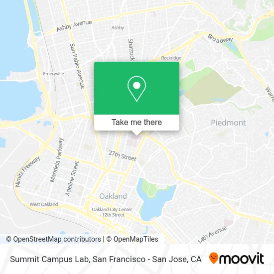 Summit Campus Lab map