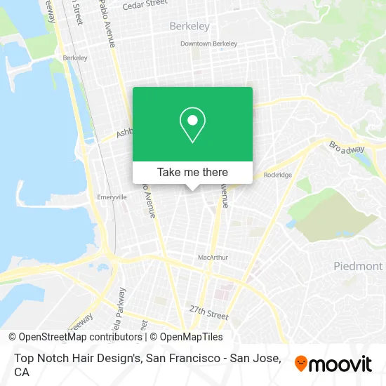 Top Notch Hair Design's map