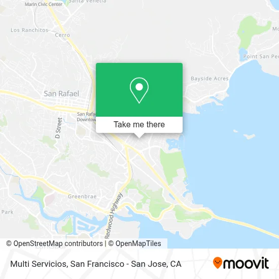 Multi Servicios map