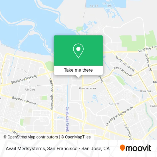 Avail Medsystems map