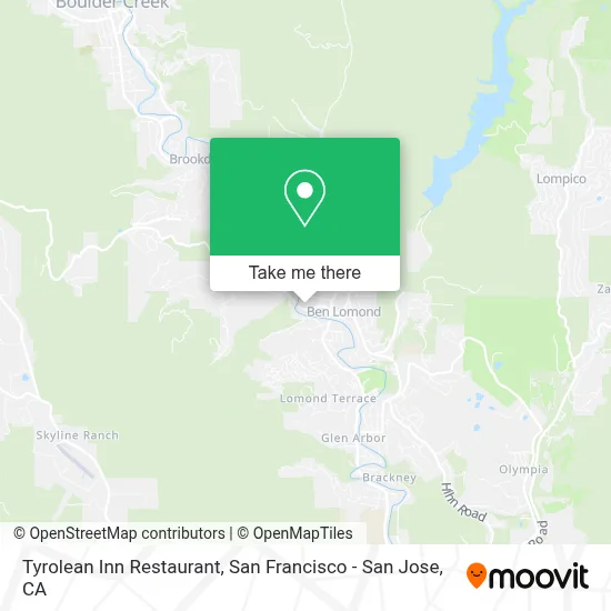 Tyrolean Inn Restaurant map