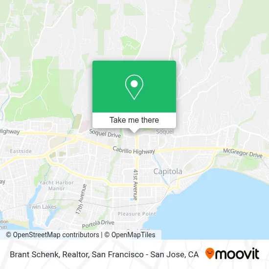 Brant Schenk, Realtor map