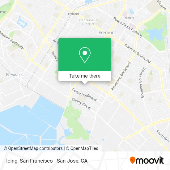 Icing map