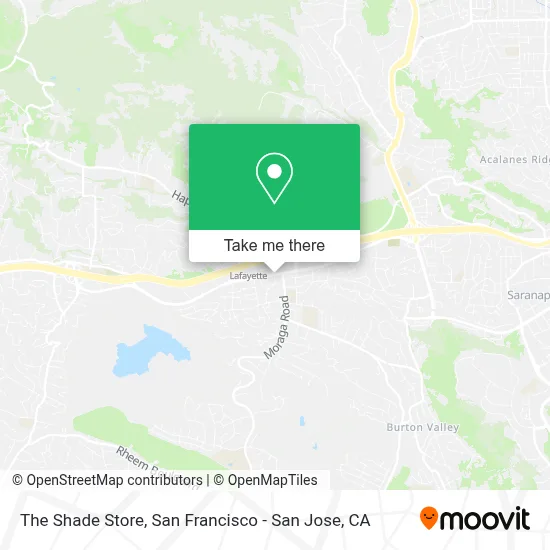 The Shade Store map