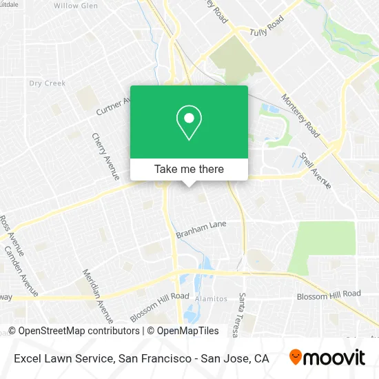 Excel Lawn Service map