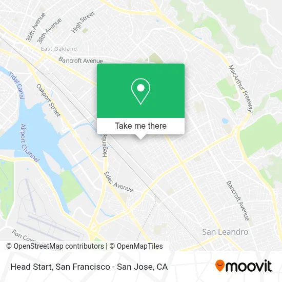 Head Start map