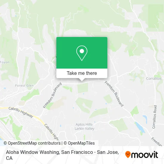Aloha Window Washing map
