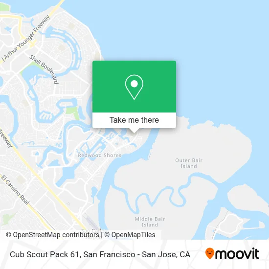 Cub Scout Pack 61 map