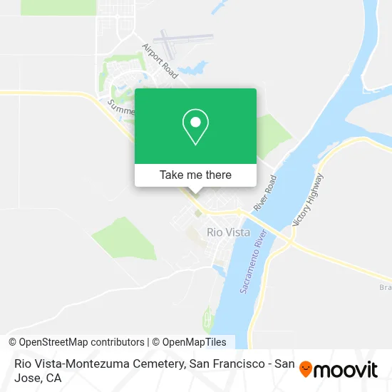 Rio Vista-Montezuma Cemetery map