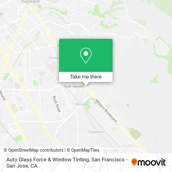 Auto Glass Force & Window Tinting map