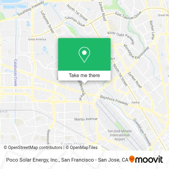 Poco Solar Energy, Inc. map