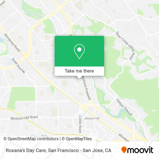 Roxana's Day Care map