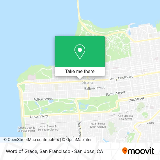 Word of Grace map