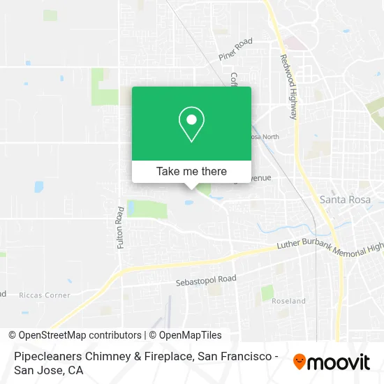 Pipecleaners Chimney & Fireplace map