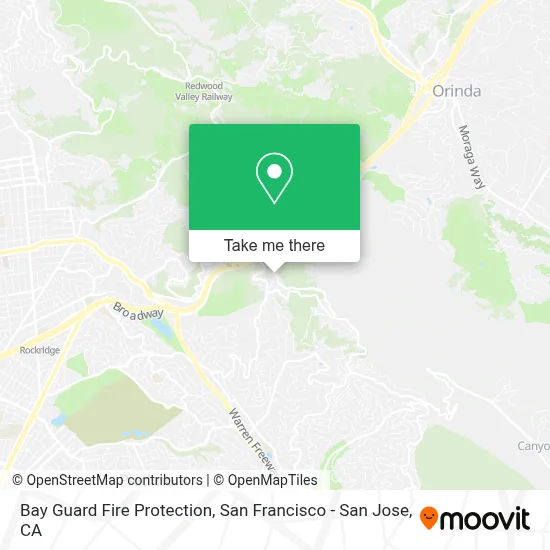 Bay Guard Fire Protection map