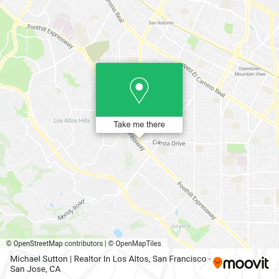 Michael Sutton | Realtor In Los Altos map