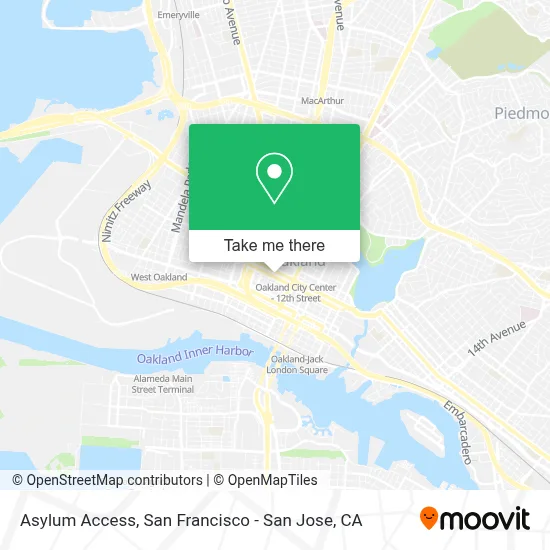 Asylum Access map