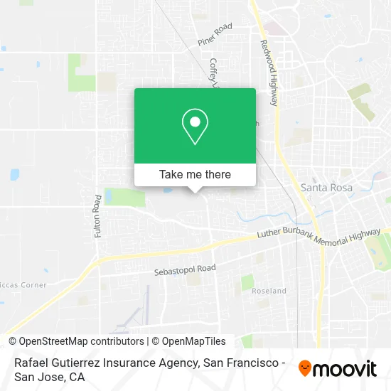 Rafael Gutierrez Insurance Agency map
