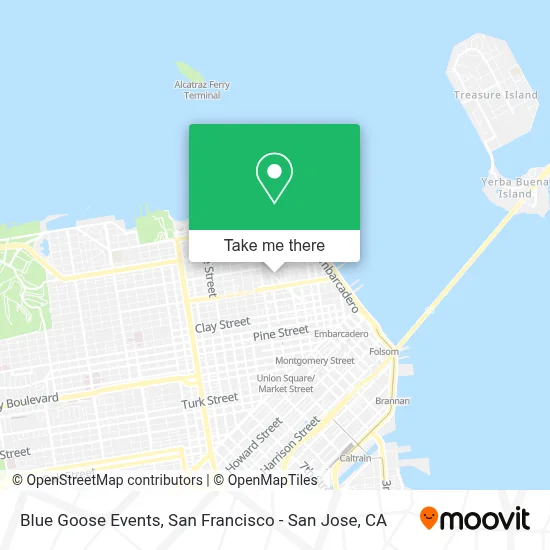 Blue Goose Events map