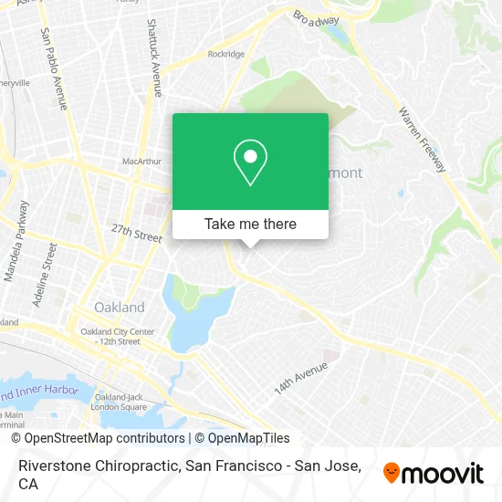 Riverstone Chiropractic map